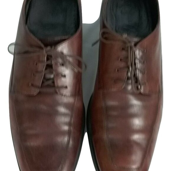 Cole Haan Business Men Lace-up Brown Leather Oxford Size 9M GUC main image 5